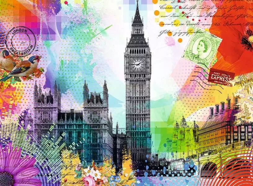 Ravensburger, Puzzle 500: Londyn (12000309)