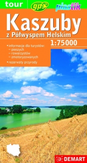 Kaszuby, Półwysep helski - mapa turystyczna 1:75 000 - Opracowanie zbiorowe