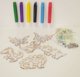 Zestaw kreatywny DIY - Dinozaury (125107)