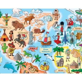 Puzzle 70: Mapa świata