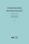 Polski Rocznik Muzykologiczny T.21 2023 Muzyka... red. Iwona Lindstedt