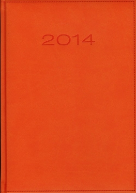 Kalendarz 2014 B5 51T Pomarańczowy menadżerski tygodniowy - <br />