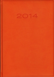 Kalendarz 2014 B5 51T Pomarańczowy menadżerski tygodniowy - <br />