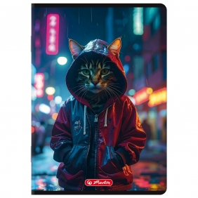 Zeszyt Herlitz A5/96k kratka z marginesem, 1 szt