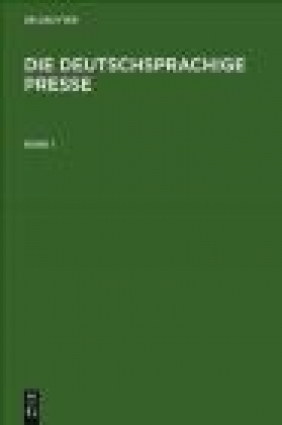 Deutschsprachige Presse 2 vols Jahn,  Bruno