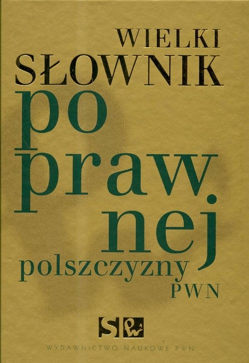 Wielki słownik poprawnej polszczyzny PWN + CD