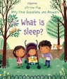 Lift-the-flap Very First Questions and Answers What is sleep? Daynes Katie