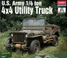 Model plastikowy U.S. Army 1/4 ton 4x4 Utility Truck 1/24 (13547) od 14