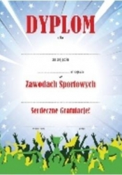 Dyplom A4 Zawody Sportowe Kibice