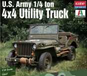 Model plastikowy U.S. Army 1/4 ton 4x4 Utility Truck 1/24 (13547)