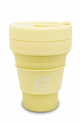 Coolpack, Kubek silikonowy 355 ml Pastel - Powder Yellow (Z13649)