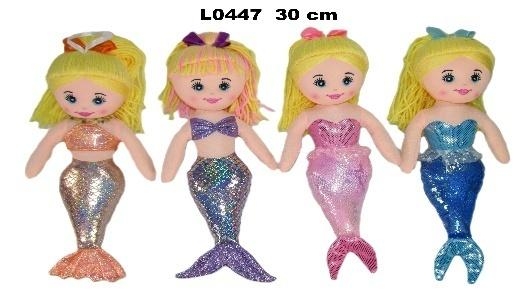 Lalka Syrenka 30cm MIX