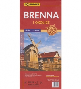 Ustroń, Brenna i okolice, 1:25 000 - mapa turystyczna (1574-2020)