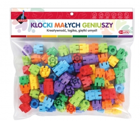 Askato, Klocki małych geniuszy - Śrubki, 100 elementów (102108)