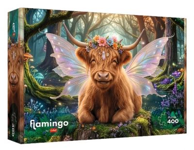 Puzzle 400 Flamingo by Trefl Leśna opiekunka snów
