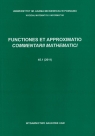 Functiones et approximatio commentari mathematici 45.1 (2011)