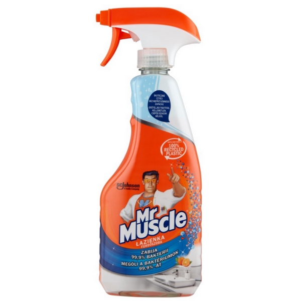 Płyn do czyszczenia i dezynfekcji łazienki - Mr Muscle Mandarin 500ml