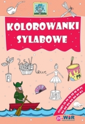 Kolorowanki sylabowe - Sylaby ze spółgłoskami F i W - Opracowanie zbiorowe