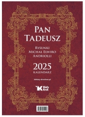 Kalendarz 2025 Pan Tadeusz - Michał Elwiro Andriolli