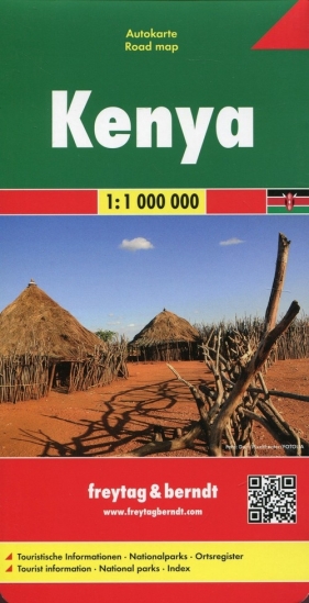 Kenia Mapa samochodowa 1:1 000 000