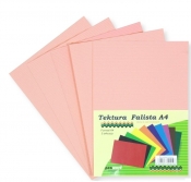 Tektura A4 falista brzoskwiniowa 5szt