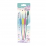Pędzle Pastel z uchwytami 4szt