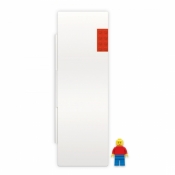 Biały piórnik z czerwonym klockiem i minifigurką LEGO® (bez wyposażenia) (52610)