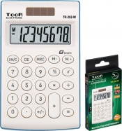 Kalkulator kieszonkowy TR-252-W - biały (120-1418)