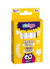 Kreda biała Strigo, 12 szt.