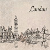 Serwetki Londyn 33x33cm 20szt