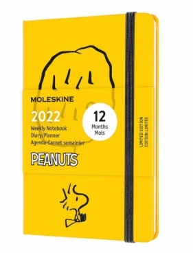 Kalendarz 2022 tygodniowy 12MP Peanuts, żółty
