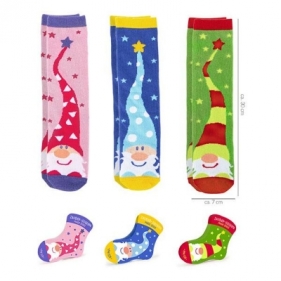 Magiczne skarpetki Mikołaj (mix wzorów)