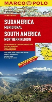 Ameryka Południowa - północ 1:4 mln - mapa Marco Polo - Opracowanie zbiorowe