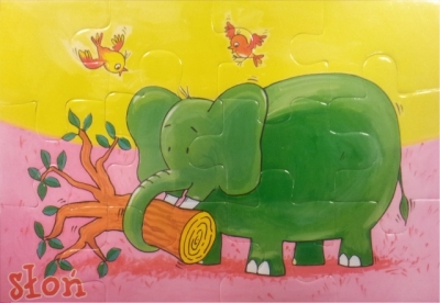 Puzzle 12 Słoń