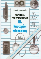 Nauczyciel mianowany Wspinaczka po stopniach awansu 3