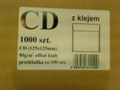 Koperty CD białe op. 1000 sztuk