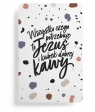 Magnes na lodówkę - Jezus i kawa kropki