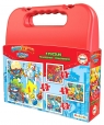 Puzzle 12+16+20+25 Super Things (walizka) G3