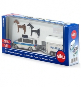 Siku, samochód policyjny do przewożenia koni (2310_88800)