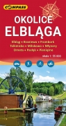 Okolice Elbląga mapa turystyczna praca zbiorowa