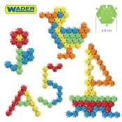 Klocki puzzle 88 elementów w okrągłym wiadrze