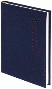 Kalendarz 2019 A5 Tyg. Cross Porto Granat