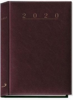 Terminarz 2020 A5 Madrid bordowy