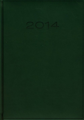 Kalendarz 2014 B5 51T Zielony menadżerski tygodniowy - <br />