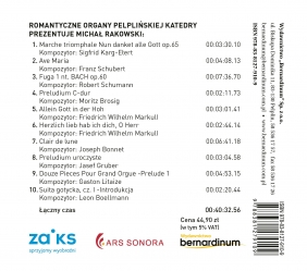 Romantyczne organy pelplińskiej katedry (książka z płytą CD) - Michał Rakowski