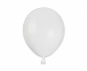 Balony pastelowe białe 13cm 100szt