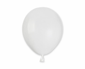 Balony pastelowe białe 13cm 100szt