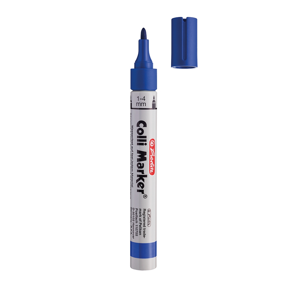 Marker permanentny Colli-Marker - niebieski, 1 szt