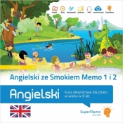 Angielski ze Smokiem Memo Część 1-2. Kurs słownictwa dla dzieci w wieku 4-6 lat (poziom A0) - Praca zbiorowa