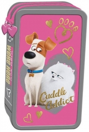 Piórnik podwójny z wyposażeniem THE SECRET LIFE OF PETS
